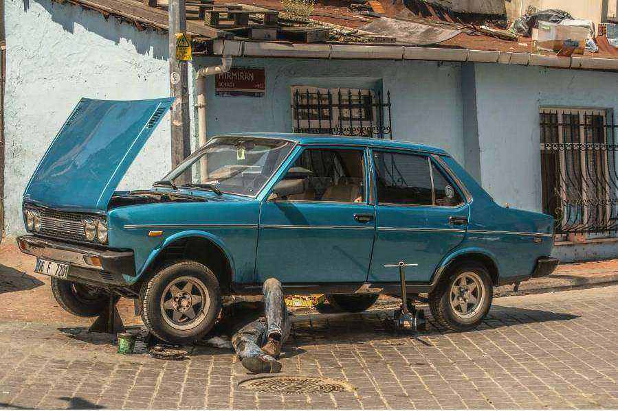Mobile mechanic van toolbox